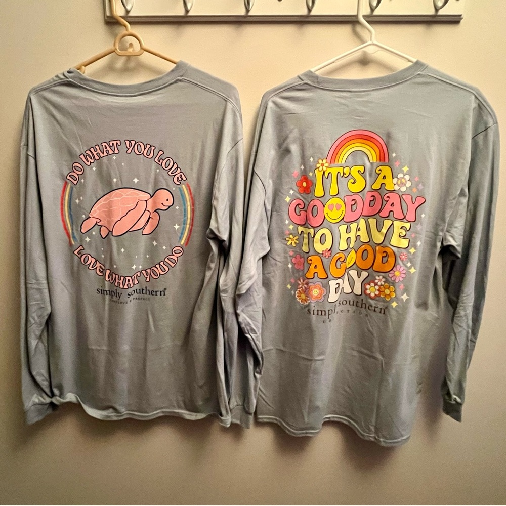 Lot NWT Simply Southern long-sleeve shirts large